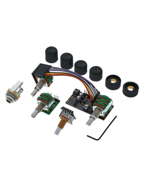 EMG® BQC Sistema Control EQ Preamp Bajo Eléctrico Activo Kit 4 Perillas
