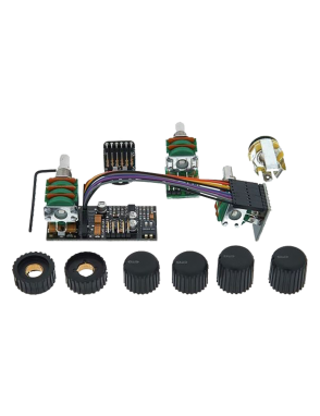 EMG® BQC HZ Sistema Control EQ Preamp Bajo Eléctrico Pasivo Kit 4 Perillas