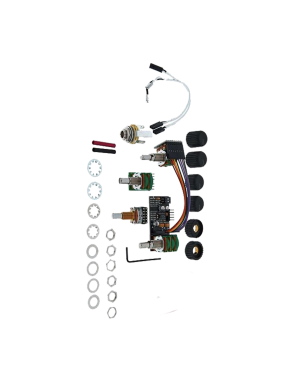 EMG® BQC HZ Sistema Control EQ Preamp Bajo Eléctrico Pasivo Kit 4 Perillas