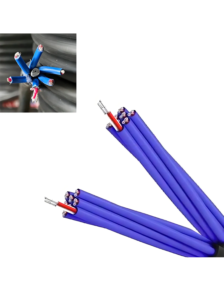 Santo Angelo® SAS8 Cable Multipar 8 Vías 8x2x24 OFHC Venta Mínima 25Mt