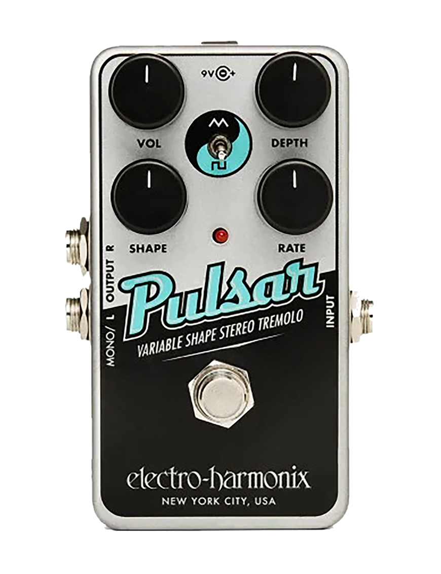Electro-harmonix® Nano Pulsar Pedal Guitarra Tremolo Estéreo