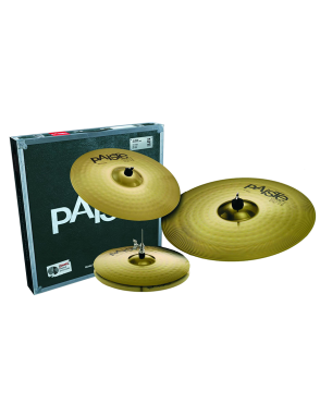 Paiste® 101 Brass Universal Set Platillos Hi-Hat 14" Crash 16" Ride 20"