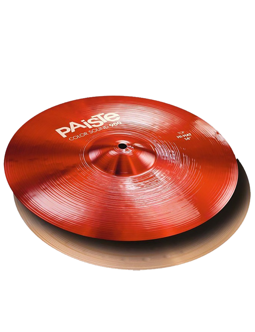Paiste® Hi-Hat 14" Color Sound 900 Platillos Red Set: Par