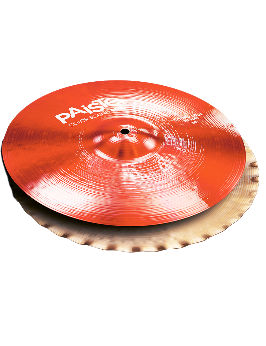 Paiste® Hi-Hat 14" Sound Edge Color Sound 900 Platillos Red Set: Par