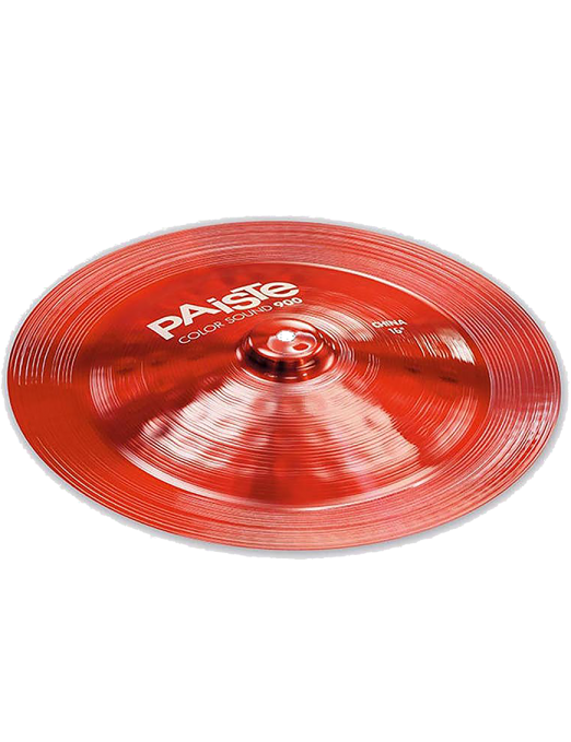 Paiste® China 16" Color Sound 900 Platillos Red Paiste® China 16" Color Sound 900 Platillos Red