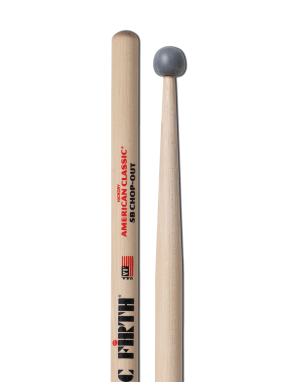 VIC FIRTH® 5B Chop-Out American Classic® Baquetas Punta Goma
