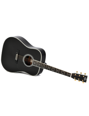 Sigma® DT-42 Nashville Guitarra Dreadnought Electroacústica Fishman® Softcase | Black
