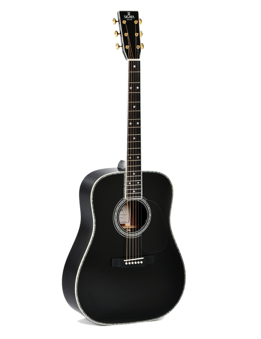 Sigma® DT-42 Nashville Guitarra Dreadnought Electroacústica Fishman® Softcase | Black