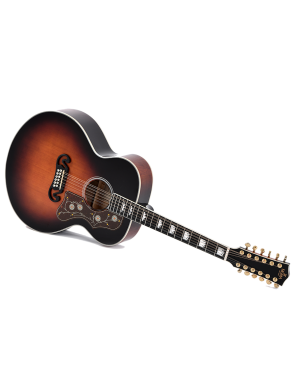 Sigma® GJA12-SG200 Guitarra Electroacústica 12 Cuerdas Grand Jumbo Fishman® Softcase | Sunburst