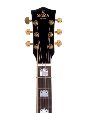 Sigma® GJA-SG200 Grand Jumbo Guitarra Electroacústica Fishman®  Softcase | Natural
