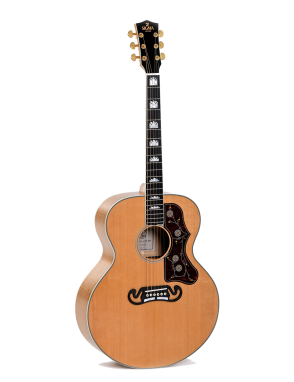 Sigma® GJA-SG200 Grand Jumbo Guitarra Electroacústica Fishman®  Softcase | Natural