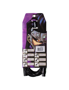 Santo Angelo® NINJA LW 25mt Cable Micrófono XLR a XLR OFHC