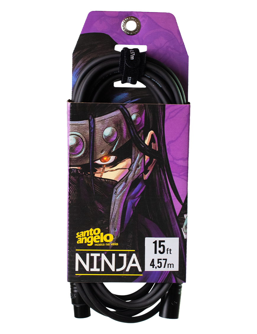 Santo Angelo® NINJA LW 25mt Cable Micrófono XLR a XLR OFHC