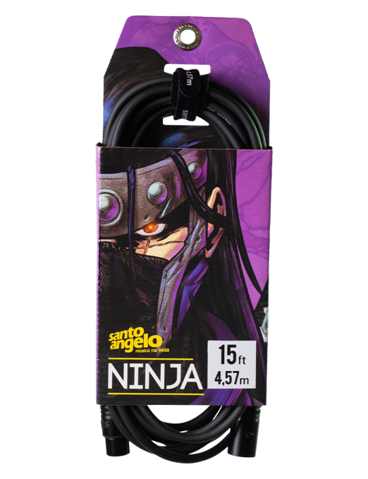 Santo Angelo® NINJA LW 25mt Cable Micrófono XLR a XLR OFHC