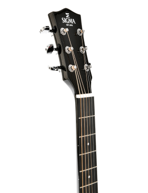 Sigma® GM-1E Glitter Guitarra Grand Jumbo Electroacústica Fishman® | Black