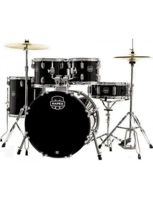 MAPEX® PDG5254TC Set Batería Prodigy Kit: 5 piezas + Platillos | Dark Black