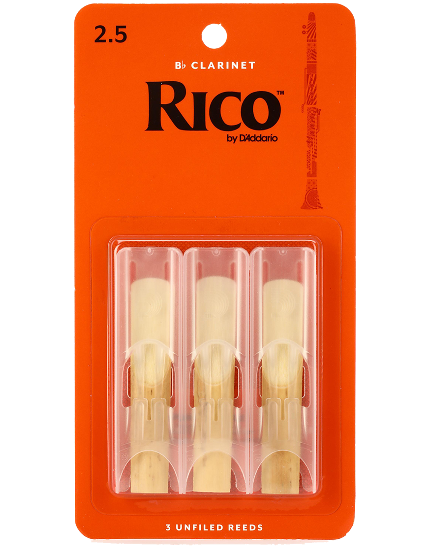 Rico by D'Addario RJA0325 Cañas Saxo Alto Dureza 2.5 Pack: 3 Unidades