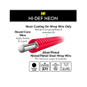 DR HI-DEF NEON™ Red 45-125 Cuerdas Bajo Eléctrico 5 Cuerdas Medium | Rojo