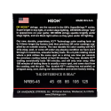 DR HI-DEF NEON™ Red 45-125 Cuerdas Bajo Eléctrico 5 Cuerdas Medium | Rojo