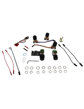 EMG® BQS HZ Sistema Control EQ Preamp Bajo Eléctrico Pasivo Kit 5 Perillas