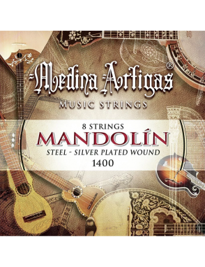 Medina Artigas® 1400-8 Cuerdas Mandolina 8...