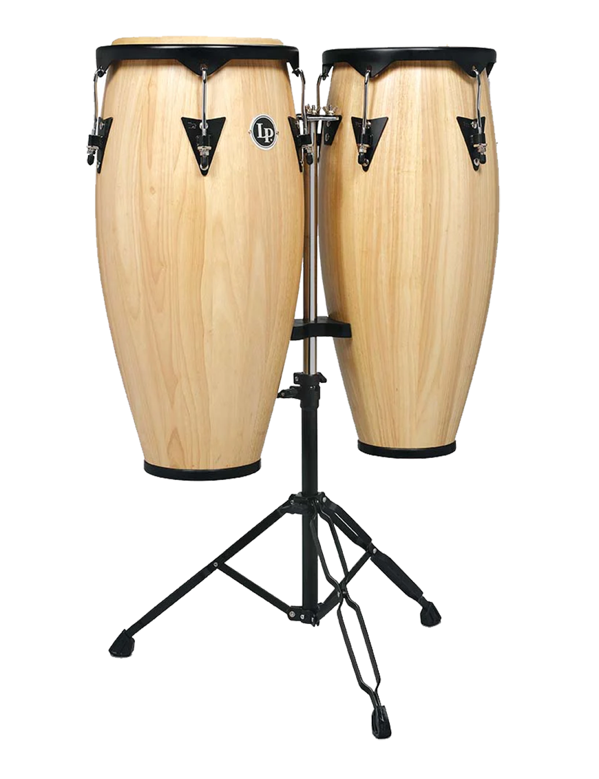LP® LP646NY Natural Conga Madera Set: 10"-11" Atril