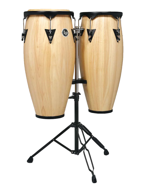 LP® LP646NY Natural Conga Madera Set: 10"-11" Atril LP® LP646NY Natural Conga Madera Set: 10"-11" Atril