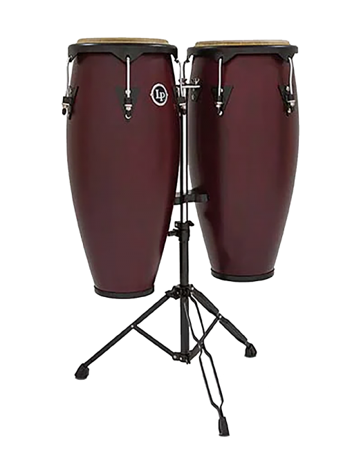LP® LP646NY Dark Wood Congas Madera Set: 10"-11" Atril LP® LP646NY Dark Wood Congas Madera Set: 10"-11" Atril