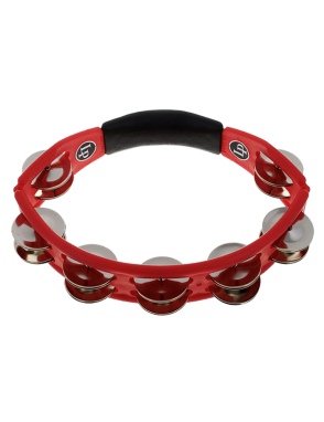 LP® LP151 Cyclops Pandereta 10" Jingles Steel Red