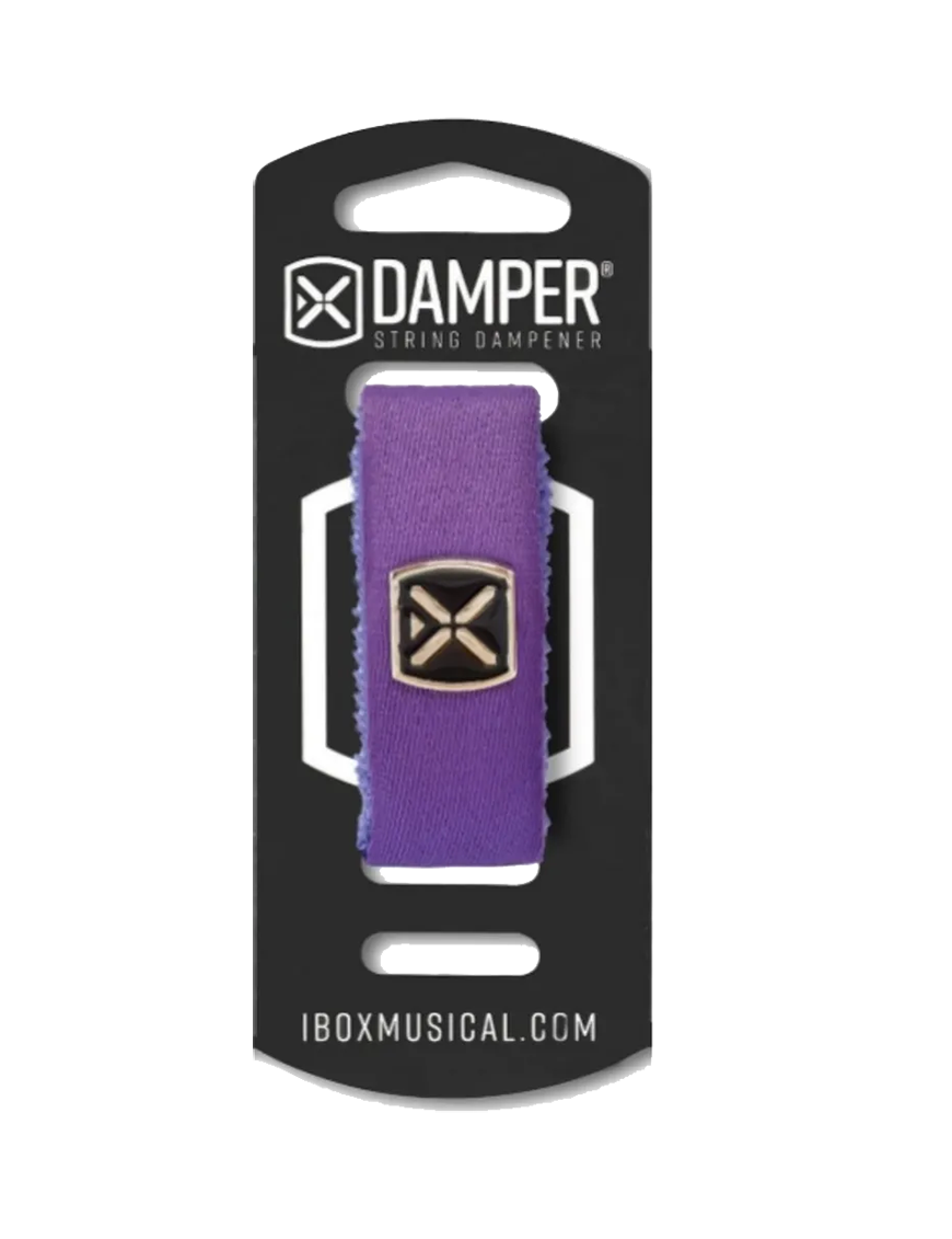 IBOX® DT Medium Purple Damper Fretwrap Cuerdas | Material: Poliéster