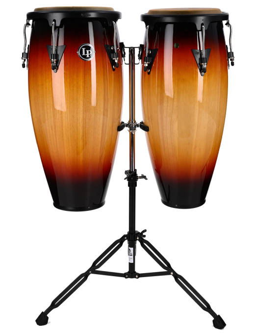 LP® LPA646-VSB Vintage Sunburst Aspire Congas Madera Set: 10"-11" Atril LP® LPA646-VSB Vintage Sunburst Aspire Congas Madera Set: 10"-11" Atril