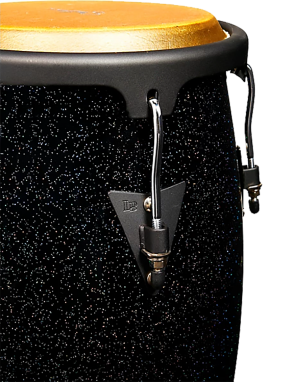 LP® LPA646-BM Santana Black Magic Aspire Congas Madera Set: 10"-11" Atril