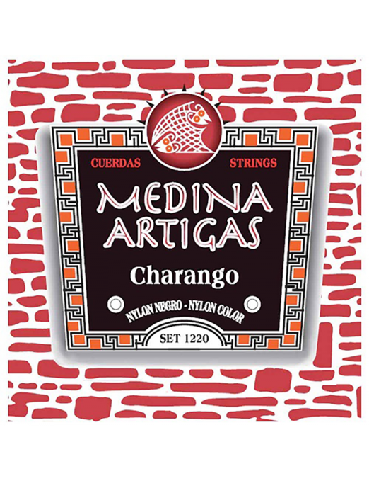 Medina Artigas® 1220 Cuerdas Charango 10 Cuerdas Nylon Black