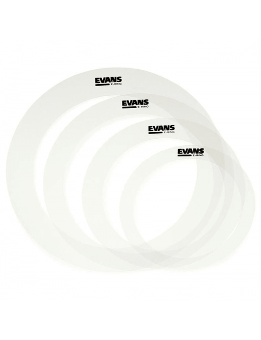 EVANS E-RINGS Anillo Armónico Set: 12"-13"-14"-16"