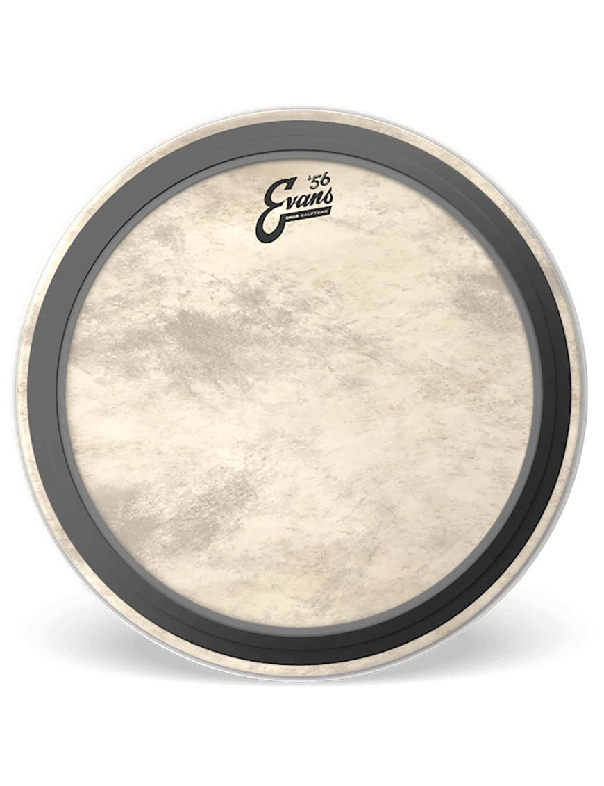 EVANS BD18EMADCT EMAD Calftone '56 Parche Bombo 18" Poroso | 1-Capa 12-Mil