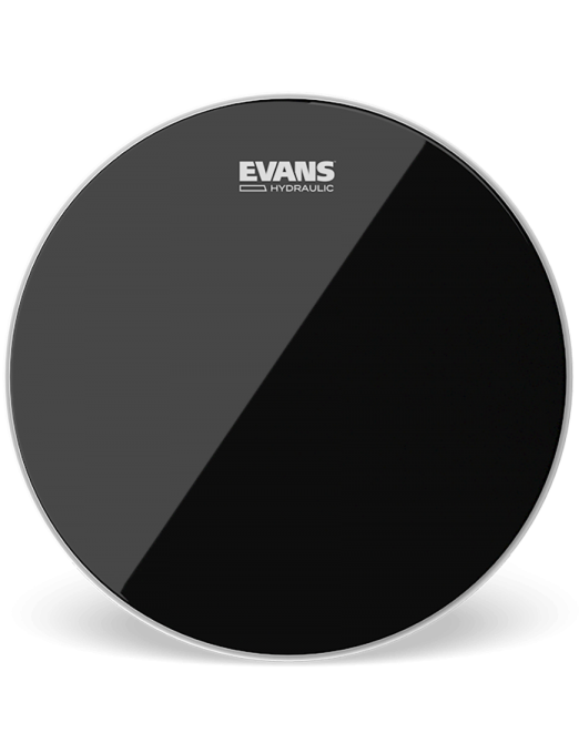 EVANS Hydraulic Black Parche Tom 14" | 2-Capas 7.5/6.5-Mil