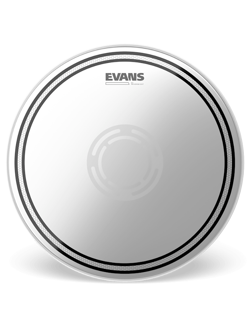 EVANS EC Reverse Parche Caja 13" Clear Poroso Frost Dot | 2-Capas 7/10-Mil