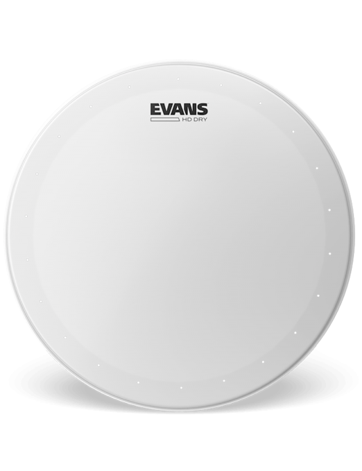EVANS HD Dry Parche Caja 14" Poroso Blanco | 2-Capas 5/7.5-Mil
