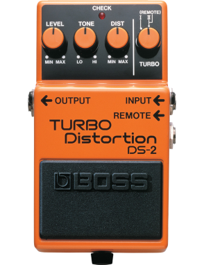 BOSS DS-2 TURBO Distortion Pedal Guitarra Noise Gate
