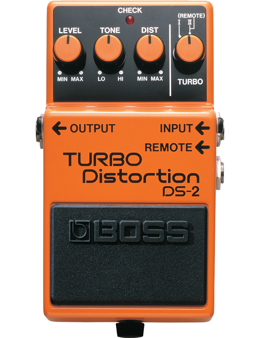 BOSS DS-2 TURBO Distortion Pedal Guitarra Noise Gate