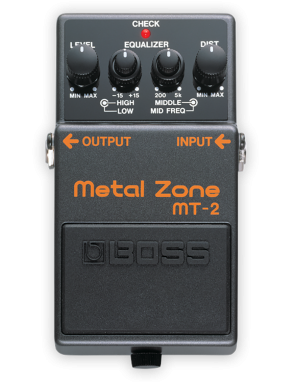 BOSS MT-2 metal Zona Pedal Guitarra Distorsión