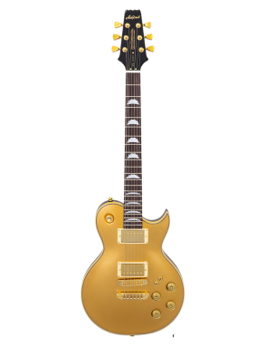 Aria® PE-F80 Guitarra Eléctrica Genuine "PE" Pedigree Edición Limitada | Gold Top