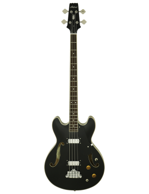 Aria® TAB-CLASS Bajo Eléctrico Semi-Hollow | Black