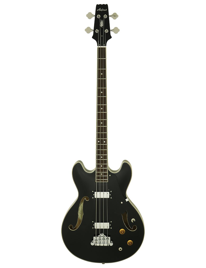 Aria® TAB-CLASS Bajo Eléctrico Semi-Hollow  con Funda| Black