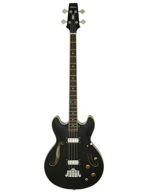 Aria® TAB-CLASS Bajo Eléctrico Semi-Hollow  con Funda| Black