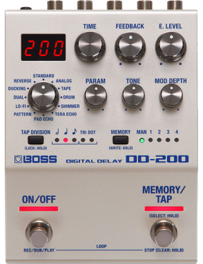 BOSS DD-200 Delay Digital Pedal Guitarra