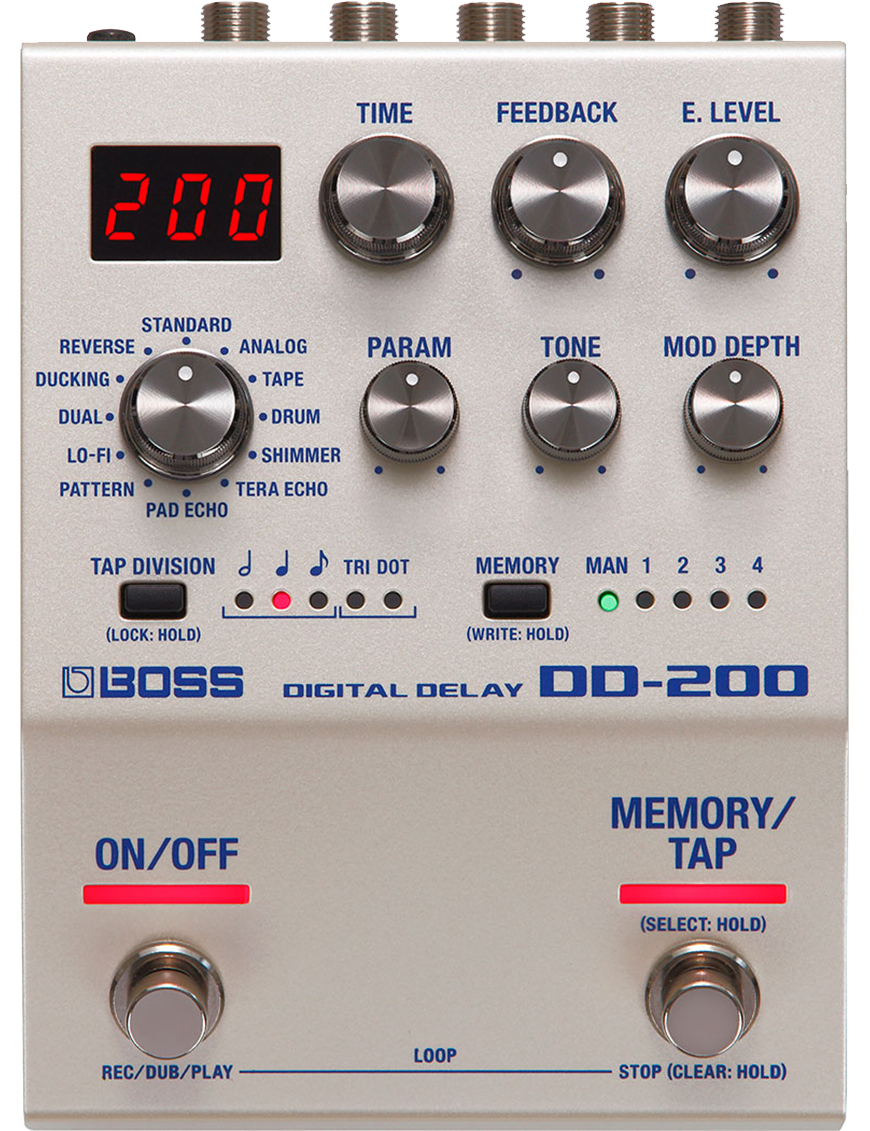BOSS DD-200 Delay Digital Pedal Guitarra