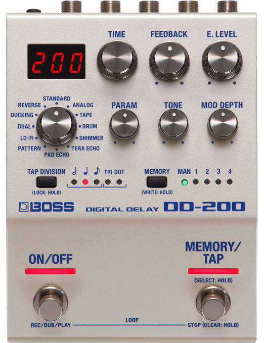 BOSS DD-200 Delay Digital Pedal Guitarra BOSS DD-200 Delay Digital Pedal Guitarra