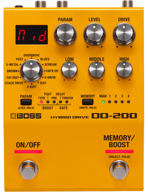 BOSS OD-200 Hybrid Drive Pedal Guitarra Overdrive/Distortion