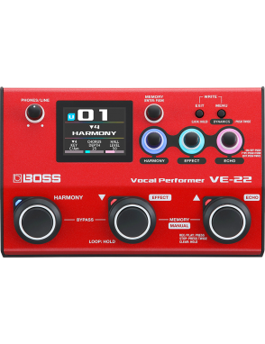 BOSS VE-22 Procesador Vocal Multiefectos
